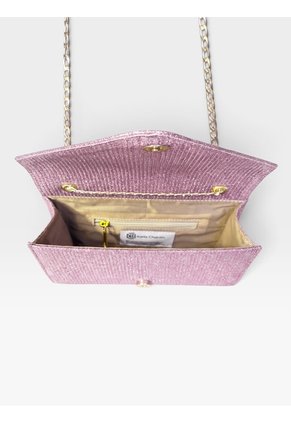 Bolso Clutch Elegante De Noche Para Fiesta Karla Chacon Maite Rosa
