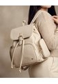 Morral Casual Para Mujer Con Herrajes Dorados Karla Chacon Abby Beige de KARLA CHACON