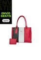 Cartera Mujer Bolso Dama Con Accesorio Karla Chacon de KARLA CHACON