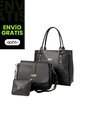 Set De Bolsos Para Mujer Bolso Tote, Bolso Manos Libres, Monedero Karla Chacon de KARLA CHACON