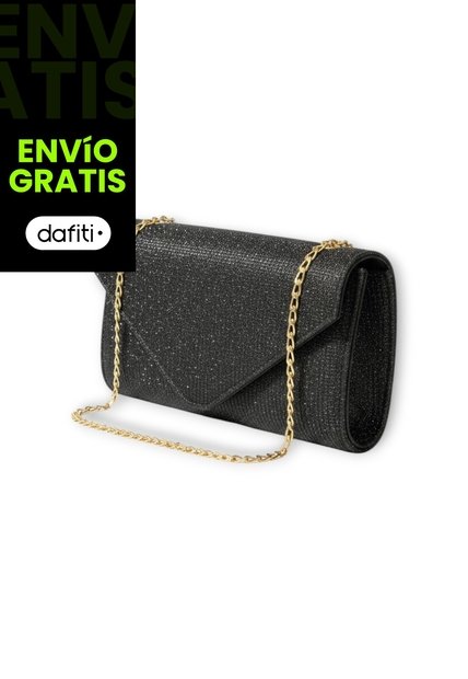 Bolso Clutch De Noche Elegante Para Fiesta Karla Chacon Maite Negro