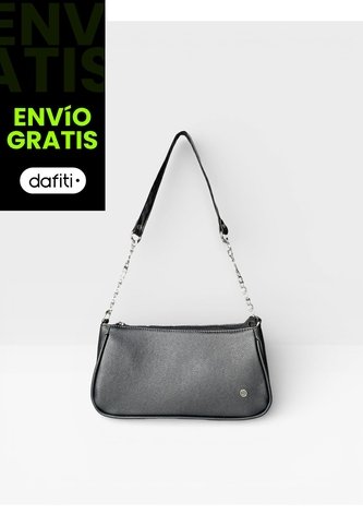 Bolso De Hombro Cartera Mujer Dama Karla Chacon Romy Negro KARLA CHACON