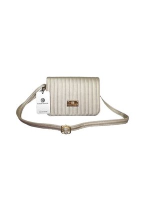 Bolso Cartera Manos Libres Dama Mujer Karla Chacon Baru Dorado