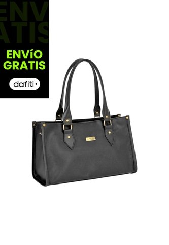 Bolso Con Monedero Dama Cartera Estructurada Mujer Karla Chacon Cloe Negro KARLA CHACON