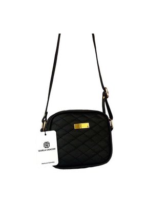Bolso Manos Libres De Dama Mujer Karla Chacon Sade Negro