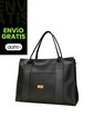 Bolso Tote Sport De Lona Para Mujer Karla Chacon Laura Negro de KARLA CHACON