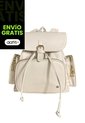 Morral Casual Para Mujer Con Herrajes Dorados Karla Chacon Abby Beige de KARLA CHACON