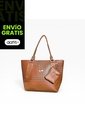Bolso Tote Elegante Para Mujer Con Monedero Karla Chacon Gala Cafe de KARLA CHACON
