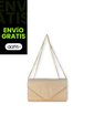 Bolso Clutch Elegante Para Fiesta Dorado Karla Chacon Maite de KARLA CHACON