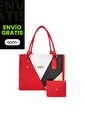Bolso Dama Cartera Mujer Karla Chacon Olga Rojo de KARLA CHACON