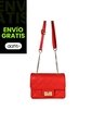 Bolso Satchel Manos Libres Bandolera De Dama Mujer Karla Chacon Sanz Rojo de KARLA CHACON
