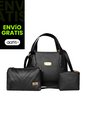 Cartera Bolso Mujer Dama Karla Chacon Fany Negro de KARLA CHACON