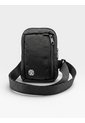 Bolso Pechera Hombre Mini  Porta Celular Manos Libres Carriel Sport Negro Karla Chacon de KARLA CHACON