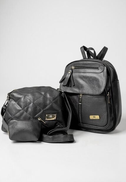Combo Set Morral + Manos Libres  + Monedero Karla Chacon 