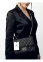 Bolso Manos Libres Elegante Bandolera De Dama Mujer Karla Chacon Sanz Negro de KARLA CHACON