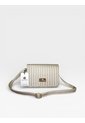 Bolso Bandolera Cartera Manos Libres Dama Mujer Karla Chacon Baru Dorado de KARLA CHACON