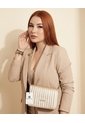 Bolso Bandolera Cartera Manos Libres Dama Mujer Karla Chacon Baru Dorado de KARLA CHACON