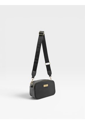 Bolso Manos Libres De Dama Mujer Karla Chacon Daya Negro