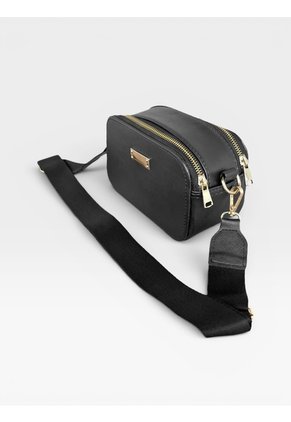 Bolso Manos Libres De Dama Mujer Karla Chacon Daya Negro