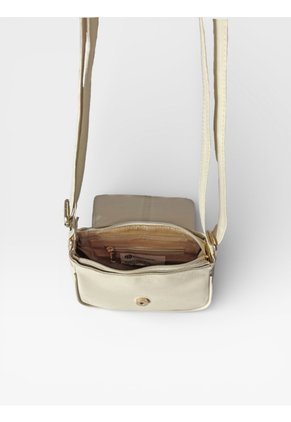 Bolso Manos Libres De Dama Mujer Karla Chacon Lara Beige