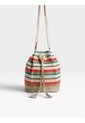 Bolso Manos Libres Bucket Dama Mujer Karla Chacon Aria Beige de KARLA CHACON