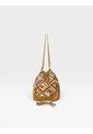 Bolso Manos Libres Bucket Dama Mujer Karla Chacon Aria Miel de KARLA CHACON