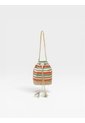 Bolso Manos Libres Bucket Dama Mujer Karla Chacon Aria Beige de KARLA CHACON