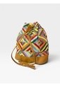 Bolso Manos Libres Bucket Dama Mujer Karla Chacon Aria Miel de KARLA CHACON