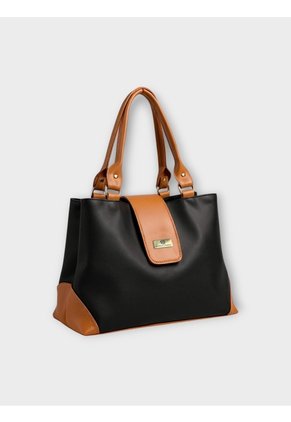 Bolso De Hombro Cartera Dama Con Monedero Luna Negro