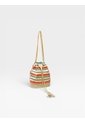 Bolso Manos Libres Bucket Dama Mujer Karla Chacon Aria Beige de KARLA CHACON