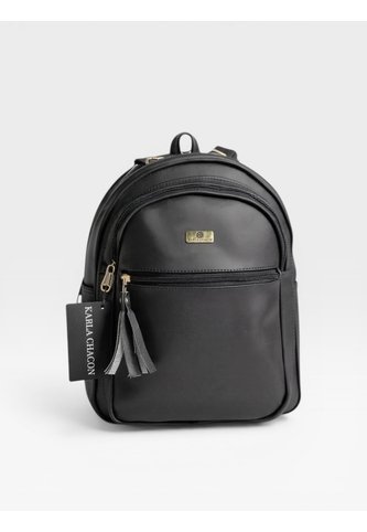Bolso Morral Maletin Casual Mediano De Dama Mujer Karla Chacon Moka Negro KARLA CHACON