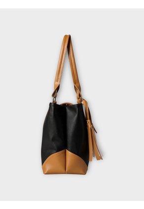 Bolso De Hombro Cartera Dama Con Monedero Luna Negro