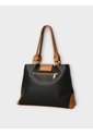 Bolso De Hombro Cartera Dama Con Monedero Luna Negro de KARLA CHACON