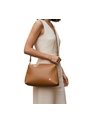 Combo Set Morral Gina + Manos Libres Cuba + Monedero Karla Chacon Miel de KARLA CHACON