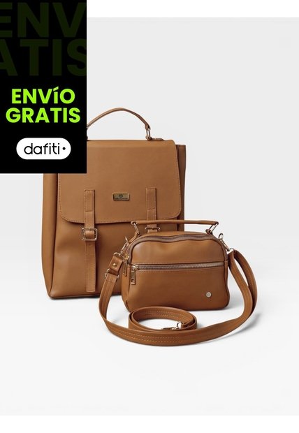 Set De Bolsos Morral + Bandolera Karla Chacon