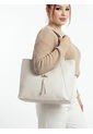 Cartera Bolso Mujer Dama Karla Chacon Rupe Beige de KARLA CHACON