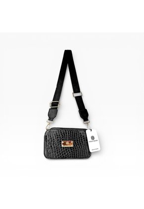 Combo Set Morral Nely + Manos Libres Evah Karla Chacon Negro