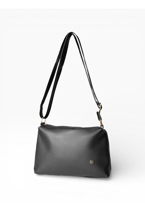 Combo Set Morral Gina + Manos Libres Cuba + Monedero Karla Chacon Negro