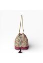 Bolso Manos Libres Bucket Dama Mujer Karla Chacon Aria Vino de KARLA CHACON