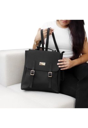 Morral Bolso Maletin Karla Chacon Gina Negro