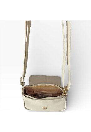 Bolso Manos Libres De Dama Mujer Karla Chacon Lara Beige