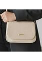 Bolso Manos Libres De Dama Mujer Karla Chacon Lara Beige de KARLA CHACON