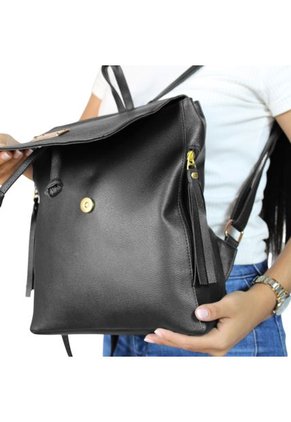 Morral Casual Mediano De Dama Mujer Karla Chacon Pace Negro