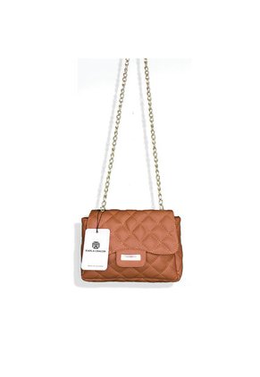 Bolso Manos Libres De Dama Mujer Karla Chacon Roma Miel