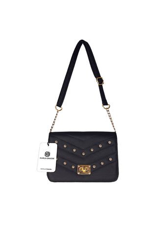 Bolso Manos Libres De Dama Mujer Karla Chacon Asis Negro KARLA CHACON