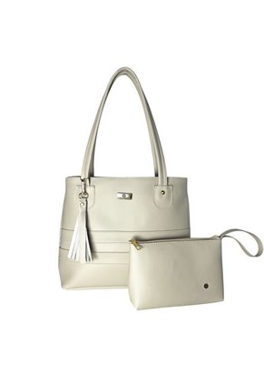 Bolso Dama Cartera Mujer Karla Chacon Gema Beige