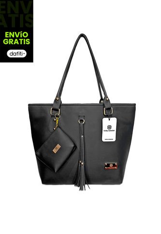 Bolso Canguro Riñonera de Dama Mujer Karla Chacon Cora Negro