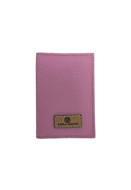 Billetera Delgada Portadocumentos Tarjetero Karla Chacon Aime Rosa