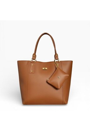Set De Bolsos Para Mujer Bolso Tote Mila + Bolso Manos Libres Sade + Monedero Karla Chacon Miel