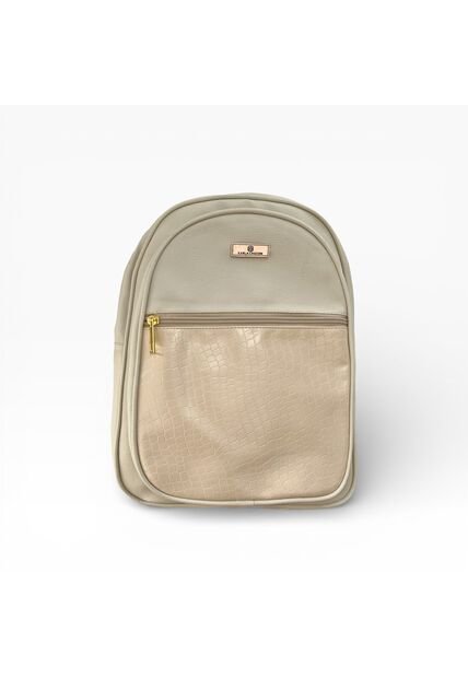 Morral Casual Mediano De Dama Mujer Karla Chacon Nely Beige